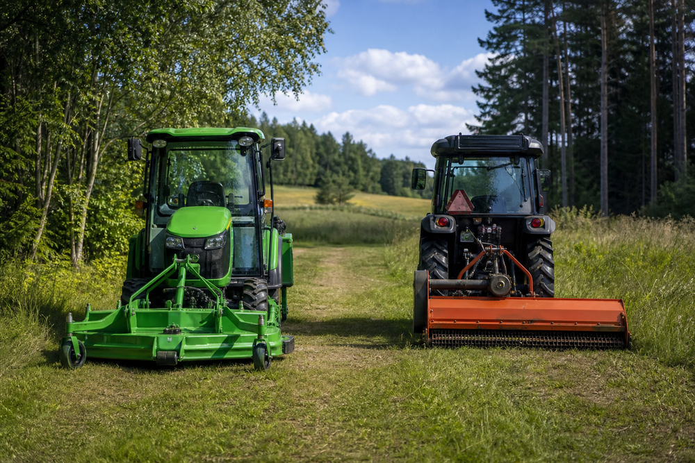 Rotorklippare vs slaghack: vilket redskap passar ditt jobb?