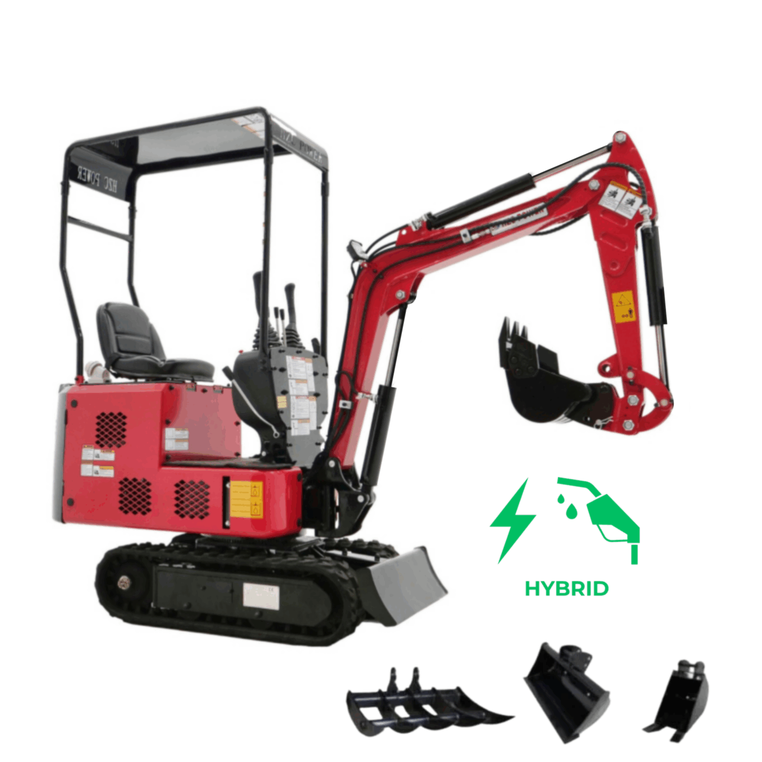 HZC Power EBKB810K – Minigrävare