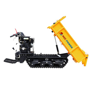 MINIDUMPER, BANDDRIFT, 15 hk BENSINMOTOR OCH HYDRAULISK TIPPMekanism, FÖRARPLATTFORM (MDK1000H)